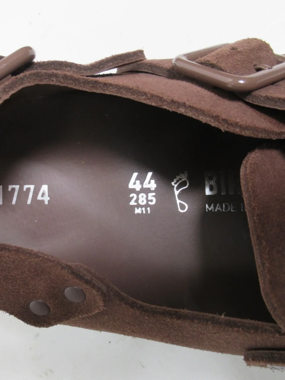 Birkenstock 1774 Men's IV Tokio Suede Leather Sandals Carafe Brown Size 11 US M
